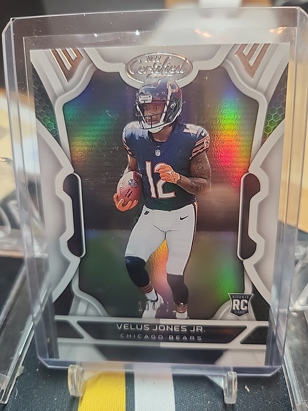 2022 CERTIFIED VELUS JONES JR #131 RC 104/399 CHICAGO BEARS