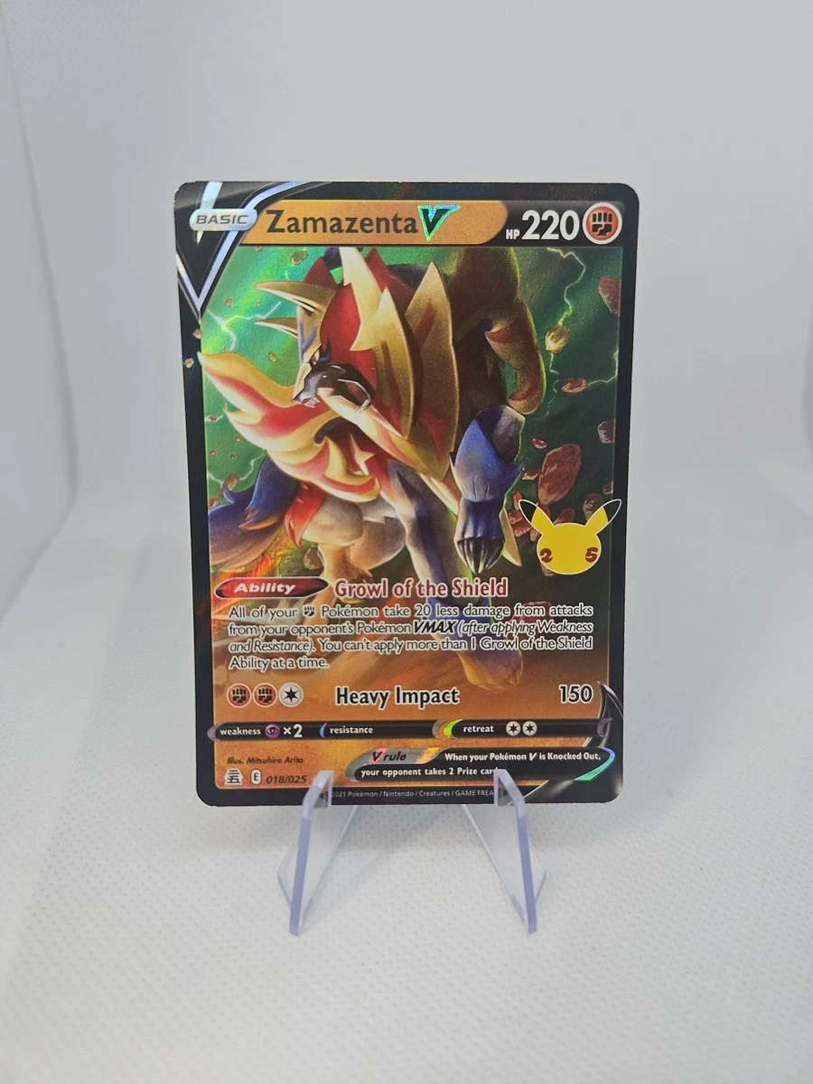 Zamazenta V 018/025 Celebrations for sale | eBay