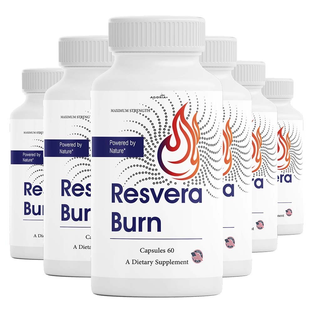 (6 Pack) Resvera Burn Advanced Energy & Fitness Support ResveraBurn Capsules