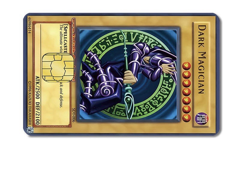 Yu-Gi-Oh! Dark Magician Credit Debit Card Skin Sticker Decal — US Seller