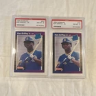 Donruss 1989 Ken Griffey Jr. Rated Rookie #33 PSA 8 Lot of 2 Cards