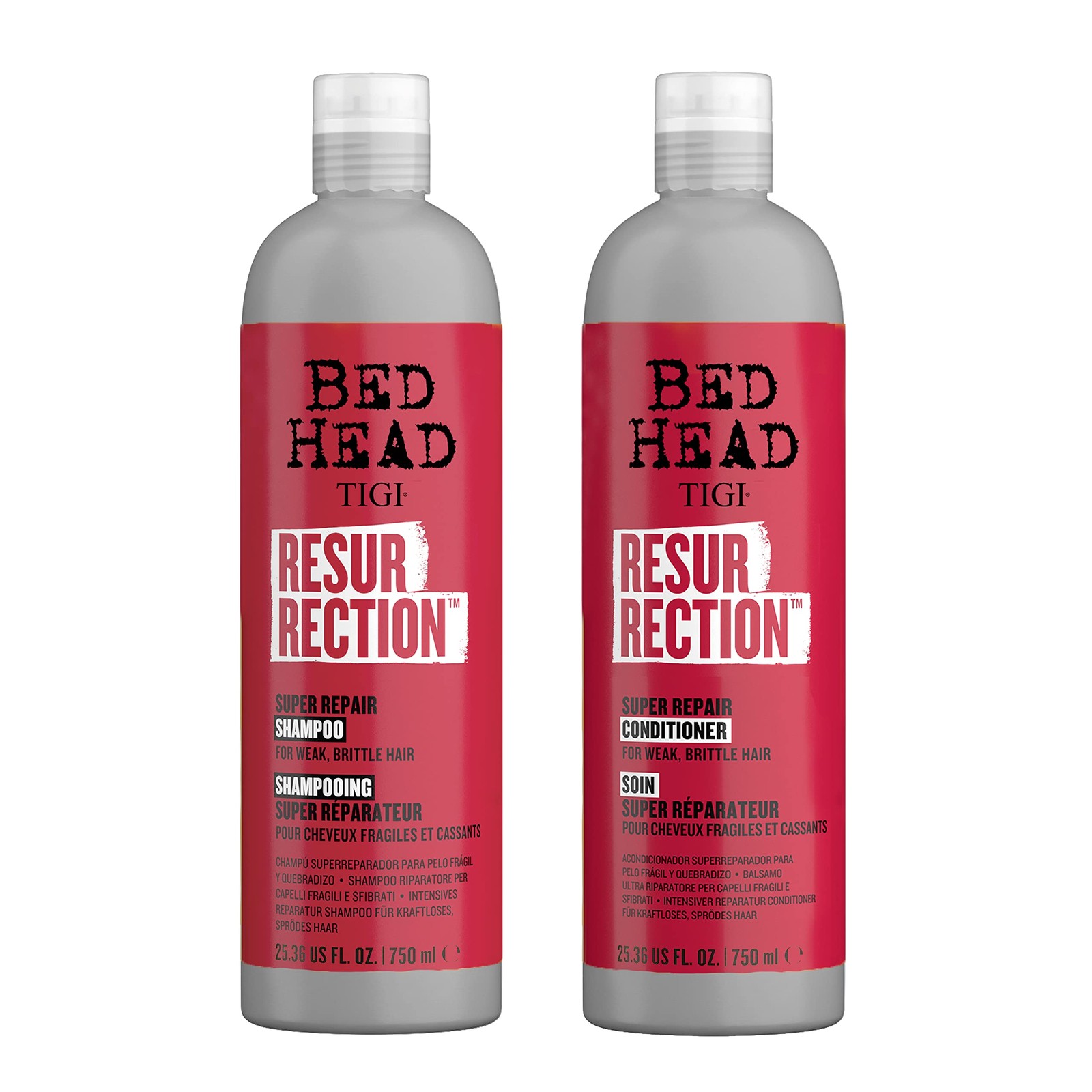 TIGI Bed Head Resurrection Hair Repair Shampoo and Condition