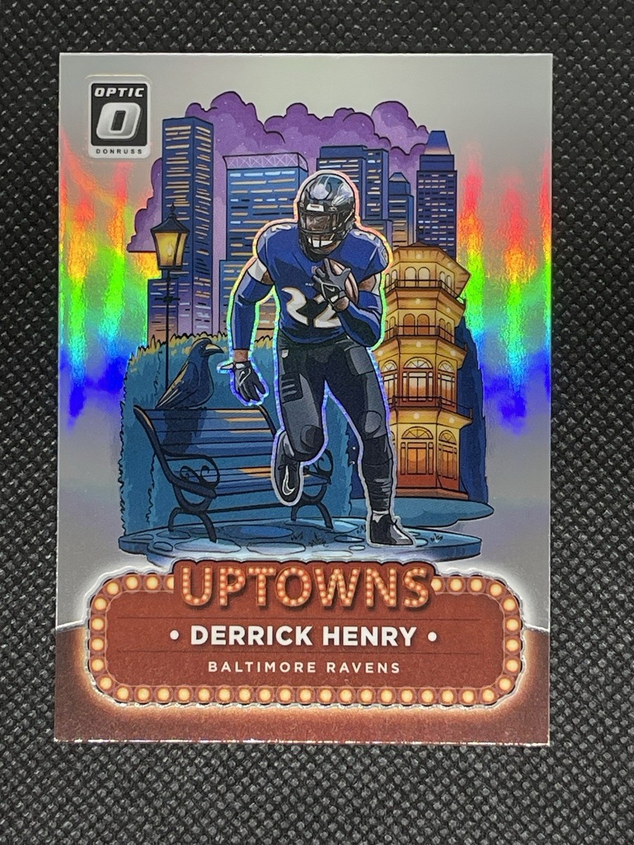 レア　DOWRY POLE PATRICK HUNT 2024 Optic Football Uptown Derrick Henry #18 SSP Case Hit Ravens
