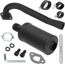 FVRITO Exhaust Pipe Muffler Silencer Kit for Non Hemi Predator 212cc 196cc 6.5hp