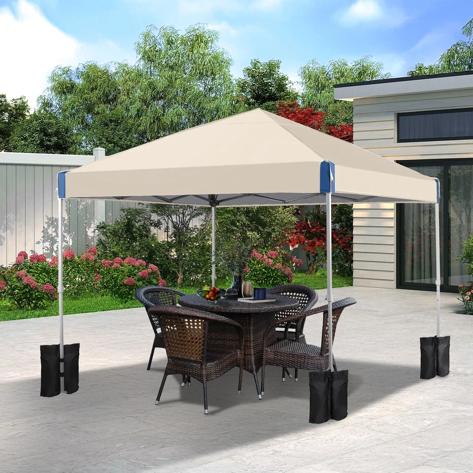 12'x12' Commercial Pop UP Canopy Heavy Duty Party Tent Folding Waterproof Gazebo - Image 4 of 4