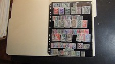Stampsweis Andorra collection on stock page est 100 or so Stamps 