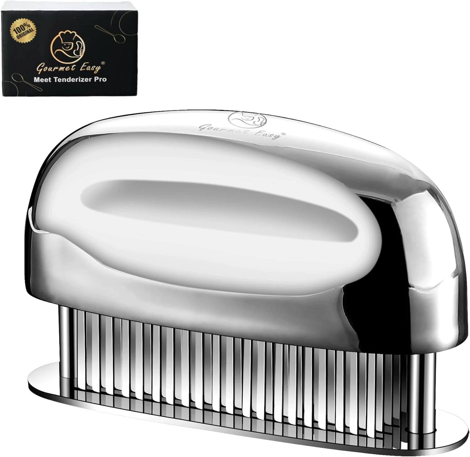 Meat Tenderizer Tool,Ultra Sharp Spike Blades-100% Stainless-Steel,Kitchen Gadge
Opens in a new wind
