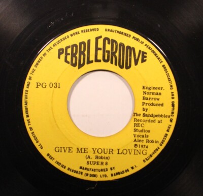 Hear! Northern Soul Barbados Selten 45 Super 8 - Give Me Your Loving / Come Back