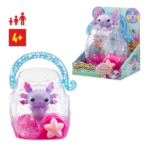 Animagic Let's Glo Axolotl Bubble Reef Set | eBay