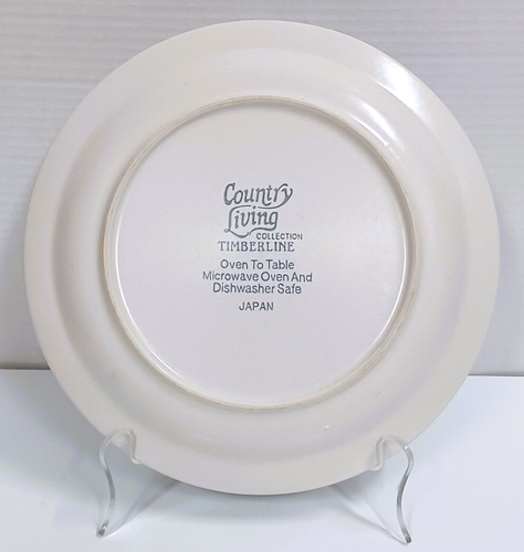 Country Living Dinner Plates 10.5" Timberline Collection Vtg Set of 6 - Picture 5 of 6