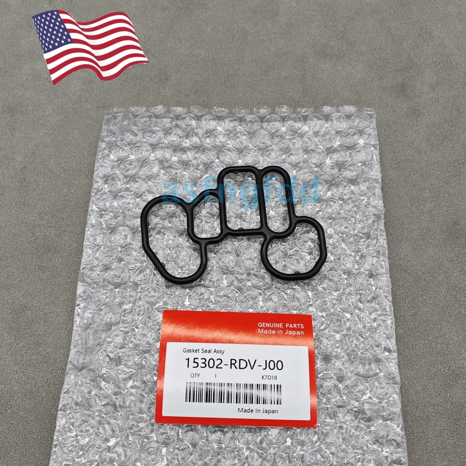 NEW Oil Filter Base Housing Gasket For 2005-2017 Honda Odyssey 15302-RDV-J00 US - Image 4 of 4