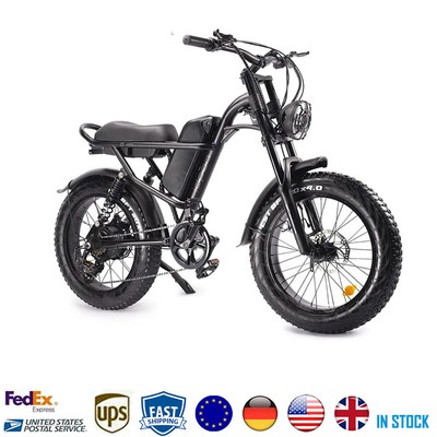 20 Zoll E-Bike Elektrofahrrad Mountainbike Klapprad Citybike Fatbike 500W 