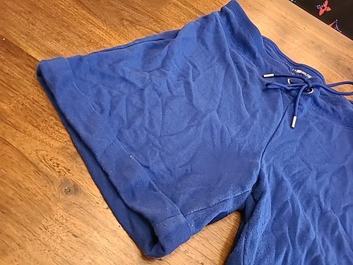 Tommy Hilfiger Sportshorts Schweißauszüge sportliche Fitness Manschetten grafisches Logo Frauen L - Bild 3 von 9