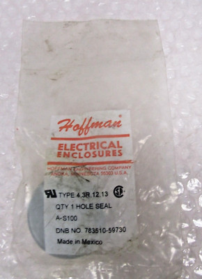 Hoffman 59730/AS100 Electrical Enclosure Hole Plug Seal Type 4, 3R ,12/13