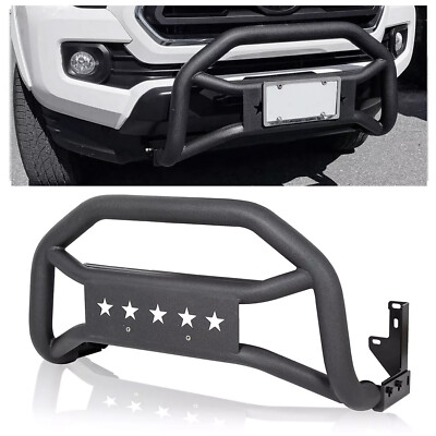 Front Bumper Grille Guard Bull Bar Push For Toyota Tacoma 2005-2015 2016-2023