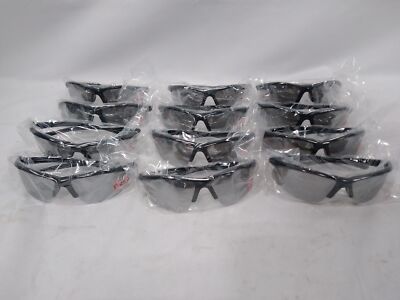 Global Vision Ambassador Rimless Safety Sunglasses Black Frame Lot of 12
