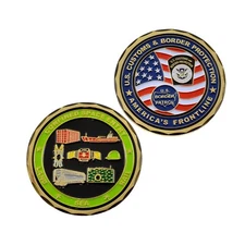 CBP Border Patrol Confined Space Entry Challenge Coin America's Front Line