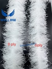 10-15cm, 2yards, 6/8 layer ostrich feather BOA, clothing/carnival/crafts