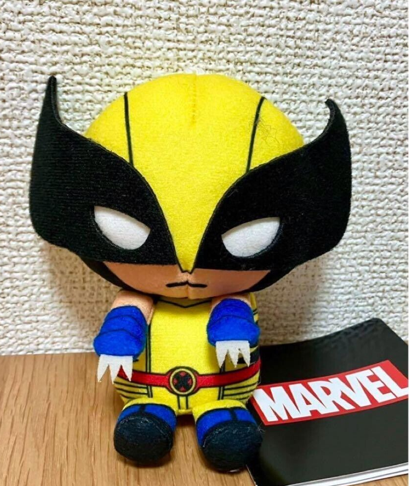 MARVEL & you mascot Mini Plush Doll Wolverine 12cm SEGA 2024 Japan