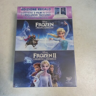 Frozen 1-2 2 DVDs + Notizbuch Limited Edition Neu Sealed