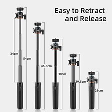 54CM Tripod Extension Rod with Gimbal Base Bracket Selfie Stick for Osmo Pocket3
