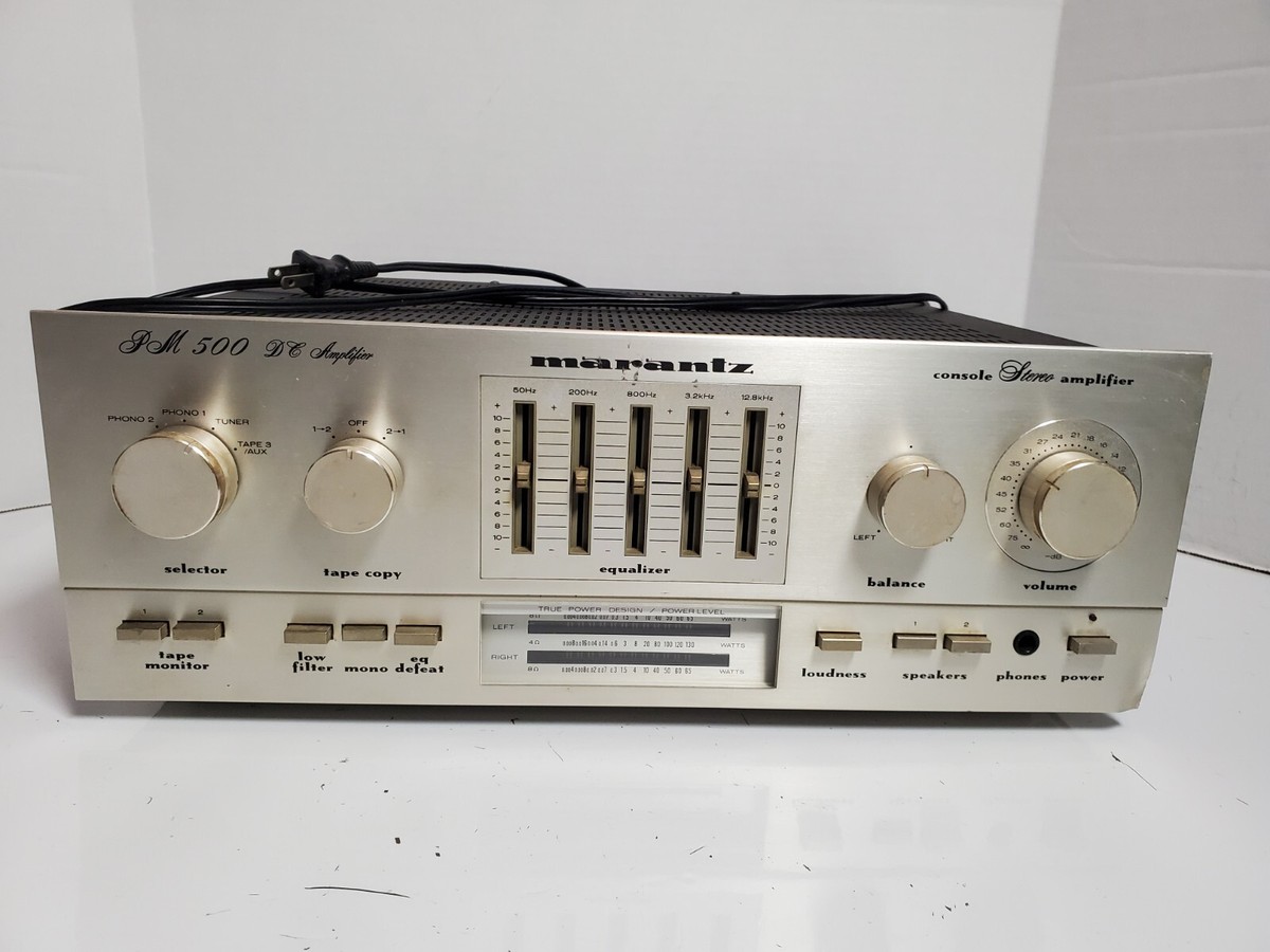 マランツ marantz PM500 MARANTZ PM500 DC POWER AMPLIFIER.Serviced,Recapped,Working