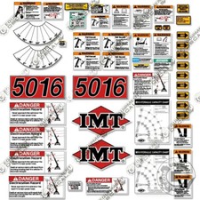 Fits IMT Truck Decal Kit 5016 Series Full Safety Decal Kit with Logos