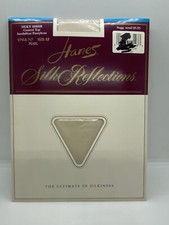 hanes silk reflections ultimate silkiness stockings nylons EF pearl