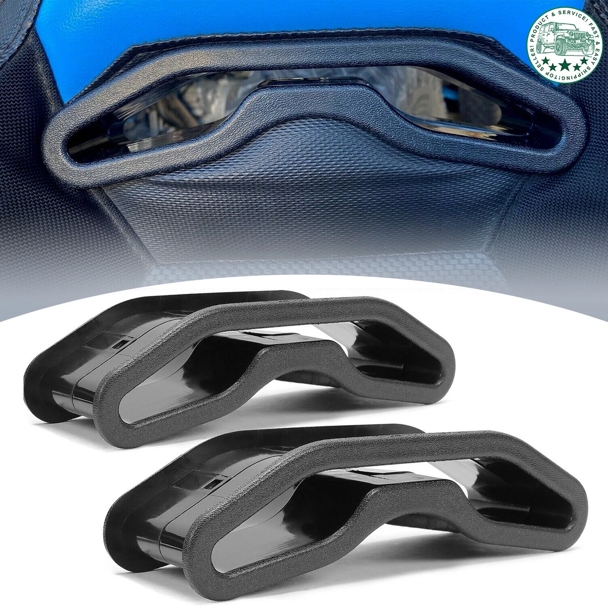 2 Seat Belt Harness Pass Through Bezel Insert For 14 Polaris RZR