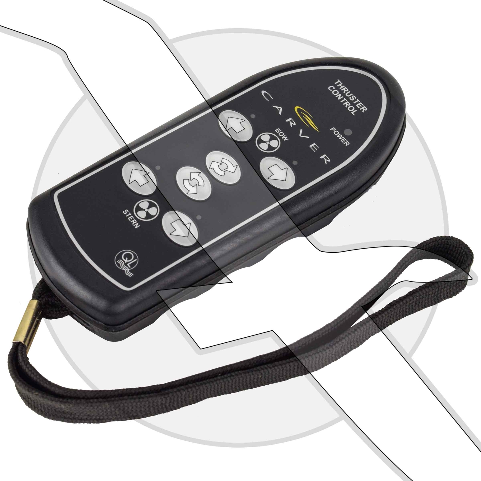 Volvo Penta Genuine Original OEM Carver QL Thruster Remote Control 3Q自動車S-VT