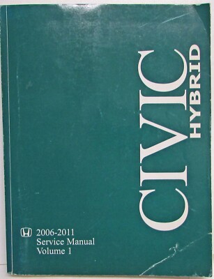 2006-2008 2009 2010 2011 Honda Civic Hybrid Service Shop Repair