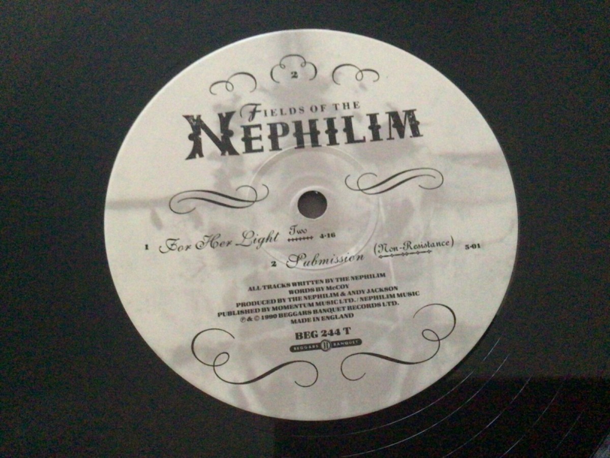 Fields of the Nephilim For her light Two 12 inch vinyl