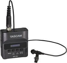 Tascam Dr-10l Digital Recorder With Lavalier Microphone - Barely Used