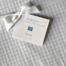 Blauen Fitted Crib Sheet - Blue, exquisite Baby Bedding, 100 Cotton Pique, NWT