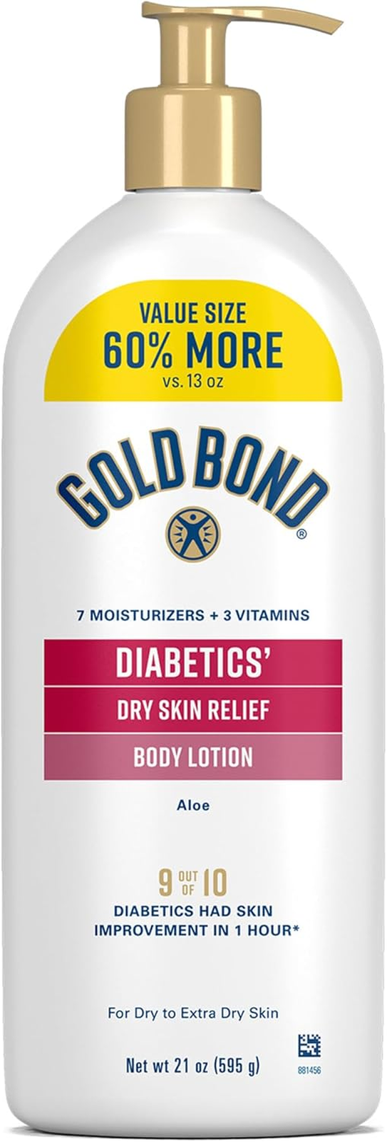 Gold Bond Diabetics Dry Skin Relief Lotion with Vitamin E and Aloe