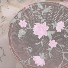 1M DIY Stickereien Blumen Spitze Netz Stoff Handwerk Hochzeits Kleid Tuch Nähen