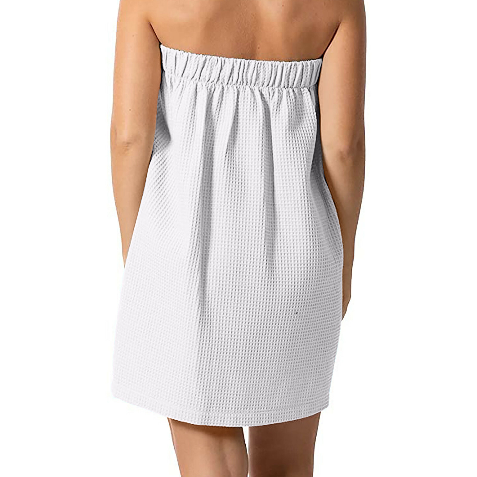Ladies Bath Towel Women Waffle Spa Towel Body Wrap With Adjustable