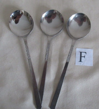 VINERS CUTLERY ~ LOVE STORY ~  3 SOUP SPOONS (F) ~18cm