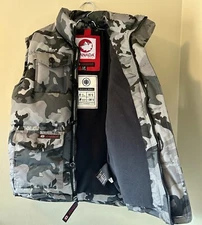 Canada Weather Gear- Gray Camouflage Quilted Puffer Vest-Kids Size L/G (14-16)