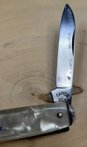 Vintage Camco #572 2 Blade Advertising Pocket Knife "Hillyard, St Joesph, Mo" - Picture 2 of 18