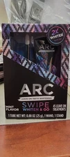 🍒 ARC Leave On Teeth Whitening Kit Swipe Whiten & Go 45 Treatments Mint 9/23