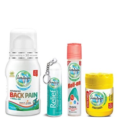 Amrutanjan Pain Balm Aromatic Action is the classic remedy for headache and cold