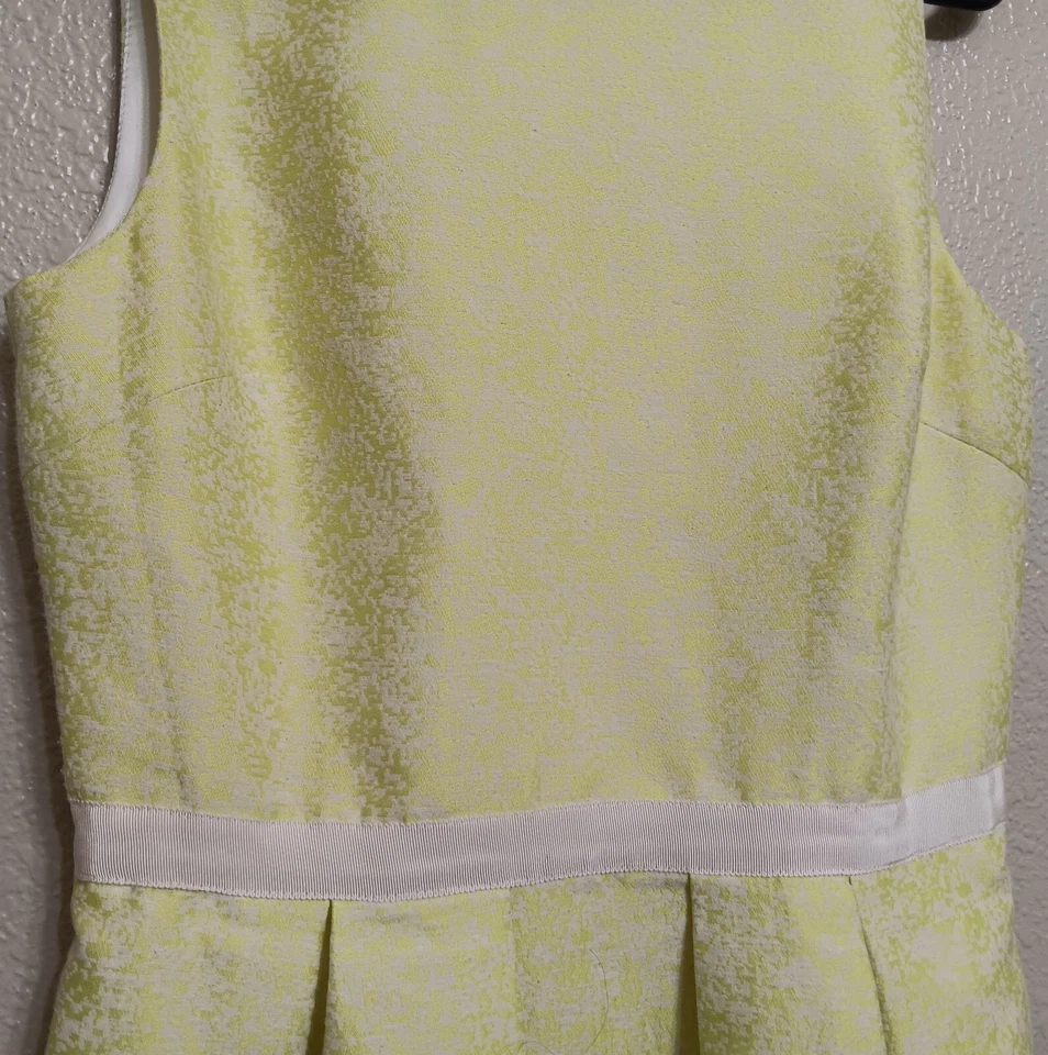 Vestido Erin Erin Fetherston 6 amarillo floral en relieve Foto 3 de 4