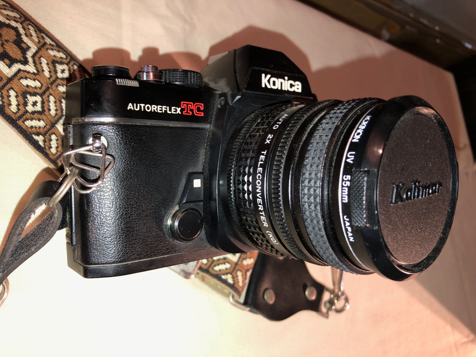 Konica Autoreflex TC with lens and strap eBay