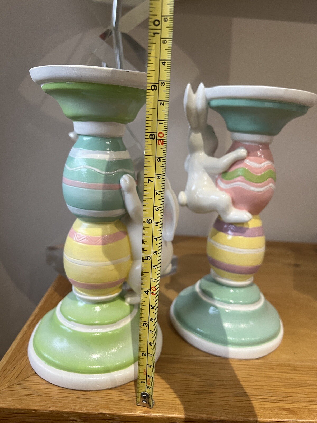 Tkmaxx Homesense Easter Pastel Bunny Candle Holder Ornament Decorations