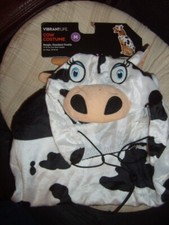 BLACK/WHITE COW COSTUME FOR DOGS NWT SIZE M 20-50 DOG BEAGLE STANDARD POODLE 