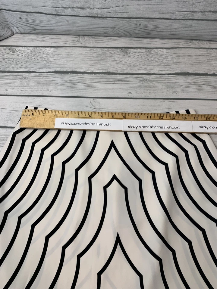 Marc By Marc Jacobs юбка размер 6 женщин белый с черными полосками новый $298 читать - Изображение 4 из 4