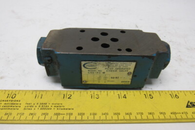 Continental Hydraulics C5S-PC-6 Pilot Operated Hydraulic Check Valve