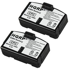 2-Pack HQRP Battery for Sennheiser BA150 BA151 BA152 RS4 RS8 RS60 RS65 RS80