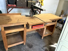 Custom Table Saw Work Bench & Accessories
